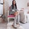 Pointed Toe Chunky Heels Rhinestones Blings Knee High Western Cowboy Pull On Boots - Silver Sequined Cloth