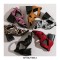 Peep Toe Back Zipper Chunky Heels Roman Summer Sandals - Black