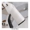 Round Toe Chunky Heels Ankle Buckle Straps Platforms Punk Party Pumps with Back Zipper - White