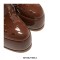 Round Toe Chunky Heels Platforms Versatile Sole Summer Sandals Pumps  - Brown