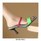 Peep Toe Colorful Kitten Heels Summer Mules Sandals - Green