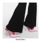 Pointed Toe Cross-tied Lace Up Curved Stiletto Heels Back Straps Pumps - White