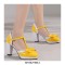 Round Toe Cute Bow-tied Chunky Heels Lolita T Straps Dorsay Platforms Pumps - Sky Blue
