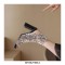 Peep Toe Transparents Rhinestones Chunky Heels Summer Ankle Highs Sandals with Zipper - Black