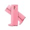 Round Toe Knee Highs Wedges Lock Decorated Side Zipper Fashion Rain Boots - Pink