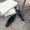 Pointed Toe Kitten Heels Elegant Summer Slippers Sandals - Black Leather