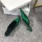 Pointed Toe Kitten Heels Elegant Summer Slippers Sandals - Green Silk