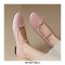 Comfortable Elegant Silk and Leather Ballet Flats - Pink