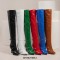 Pointed Toe Stiletto Heels Over the Knee Belt Buckle Straps Autumn Winter Stylish Boots - Brown