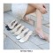 Peep Toe Transparent Kitten Heels Slippers Sandals - White