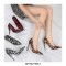 Pointed Toe Stiletto Leopard Heels Classic Patent Pumps - Leopard