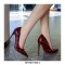 Pointed Toe Stiletto Leopard Heels Classic Patent Pumps - Leopard