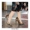 Pointed Toe Stiletto Leopard Heels Classic Patent Pumps - Leopard