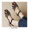 Summer Outside Flip Flops Ankle T Straps Sandals - Black