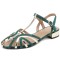 Summer Outside Flip Flops Ankle T Straps Sandals - Green