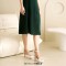 Round Toe Block Heels Love Heart Shaped Pearl Beads Ankle Buckle Straps Sandals - White Faux Leather
