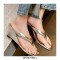 Summer Outside Monaco Wedges Flip Flops Sandals - Silver