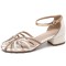 Summer Outside Marseille Flip Flops Ankle Straps Sandals - Apricot