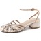 Summer Outside Monaco Flip Flops Ankle Straps Sandals - Apricot