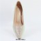 Pointed Toe Chunky Heels Rhinestones Pumps - Beige