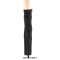 Round Toe Stiletto Heels Lace Up Platforms Ankle Highs Boots - Black