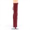 Round Toe Stiletto Heels Lace Up Platforms Ankle Highs Boots - Burgundy