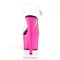 Peep Toe Shiny Electroplated Stiletto Heels Transparent Ankle Buckle Straps Platforms Pumps - Hot Pink