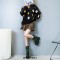 Round Toe Platforms Ankle Highs Punk Gothic Lace Up Side Zipper Belt Buckle Straps Boots - Green