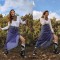 Pointed Toe Chunky Heels Knee Highs Western Butterfly Cowgirl Boots - Black Faux Leather