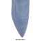 Peep Toe Knee High Denim Stiletto Heels Side Zipper Boots - Light Blue
