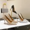 Pointed Toe Stiletto Heels Crystal Beads Rhinestones Pumps - Silver