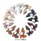 Square Toe Chunky Heels Ankle Buckle T Straps Fish Mouth Beach Shoes Sandals - Brown Leather