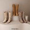 Round Toe Chunky Heels O Ring Buckle Straps Motorcycle Rider Punk Knee High Boots - Caramel