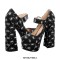 Round Toe Chunky Heels Mary Janes Platforms Punk Pumps - Black
