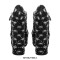Round Toe Chunky Heels Mary Janes Platforms Punk Pumps - Black