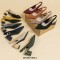 Pointed Toe Chunky Heels Cotton Fabric Summer Slingback Sandals - Beige