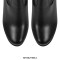 Round Toe Stiletto Heels Platforms Stretchy Elastic Pantyhose Boots - Black