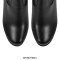 Round Toe Stiletto Heels Platforms Stretchy Elastic Pantyhose Boots - Black
