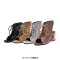 Peep Toe Chunky Heels Lace Up Ankle Highs Rhinestones Summer Sandals Booties - Rose Gold Sequined Cloth
