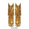 Pointed Toe Stilettos Sequin Fringe Sexy Knee Highs  Boots - Gold