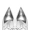Pointed Toe Stilettos Sequin Fringe Sexy Knee Highs Boots - Silver