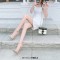 Pointed Toe Stiletto Metal Heels Ankle Buckle Straps Glitters Pumps - Gold Faux Leather