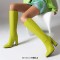 Pointed Toe Elegant Autumn Winter Chunky Heels Knee Highs Boots - Green