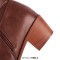 Round Toe Chunky Heels Side Zipper Knee Highs Decorated Buckle Straps Western Boots - Brown