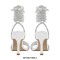 Square Open Toe Sparkling Rhinestones Stiletto Open back Wrapped Gladiator Lace Up Blings Sandals - White