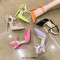 Pointed Toe Stiletto Heels Ankle Buckle Straps Dorsay Sandals Pumps - Red Patent