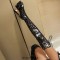 Pointed Toe Chunky Heels Bling Sequin Lace Up Thigh Highs Platforms Boots - Black Faux Leather