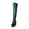Round Toe Chunky Heels Bling Sequin Lace Up Thigh Highs Platforms Boots - Green Faux Leather