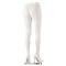 Pointed Toe Stiletto Heels Over The Knee Elastic Slim Pantyhose Stockings Boots - White Synthetic Fabric