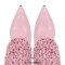 Stiletto Heels Pointed Toe Knee High Pleated Fold Over Booties - Pink Faux Leather